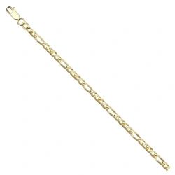 Gold neck ornament Chain 585 green Montreal with diamond cut pattern NC17-024A 0.5MM 50SM 7.23G