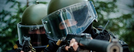 Bulletproof Helmet with Visor ZSh-1-2M