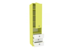 Modern type 1 LD.520060.000 Shelving unit with drawers (Lime )