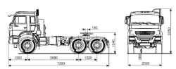 Tractor-tractor truck 4311K3