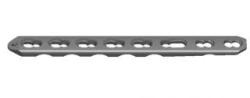 Small straight plate with angular stability in 4 versions