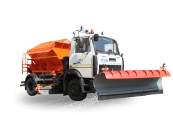 Combination road machine ED 244N on the basis of chassis MAZ 4381C0