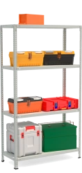 Metal shelf reinforced shelving unit model STF Shelf 1044-1.8