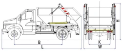 Hopper truck model MK-1561-03