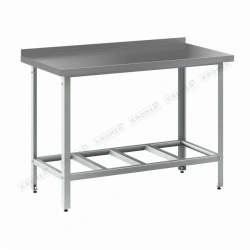 Industrial table SCS (Centre table - standard, (shelf - lattice) SCS)