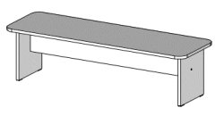Bench (banquette) for undressing