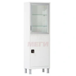 ??-01-???(???-645.12) Single-leaf two-section medical metal cupboard