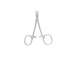 TZ-01-294-8,4 Eye styletising clamp, straight with tooth, 84 mm