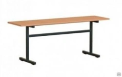 Bench on metal frame