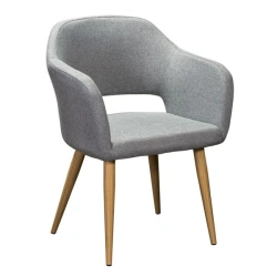Chair on metal frame