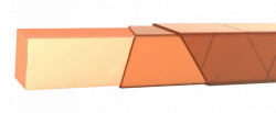 Heat-resistant rectangular winding wire of PPIPK-T grade