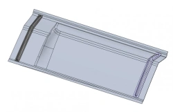 5299231-5702050-50 SB Rear right-hand side roof panel