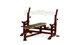 2SK-0041-NR. Bench for bench press with stops and footrests reinforced
