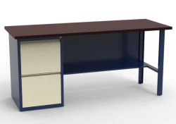 SV-1T.02.00.19.FL single-desk workbench, laminated plywood top
