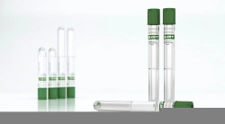 Vacuum tube for taking venous blood "ZMT" with filler heparin salt: sodium heparin, size 13X100 mm, sample volume
