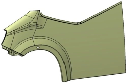 A63R42-8403021 Left front fender