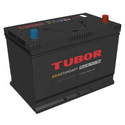 Lead-acid starter battery TUBOR ASIA STANDART 6ST-90.1(0) VL V01