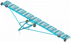 Broad-cutting spring harrow BPSh-21M