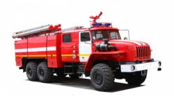 Fire tank truck (AC) without CMU type 6YN31, modification 6Y112W on the base of URAL-4320(-60, -62, -70, -72, -74) chassis.