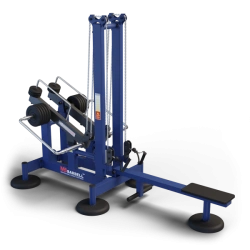 Horizontal traction with variable load
