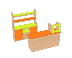 Play corner "Shop with cash desk" children's IU-MK