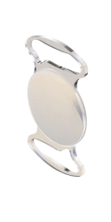 Intraocular lens (IOL) NanoCrystalline Aquamarine