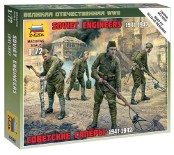 Assembled model "Soviet sappers"