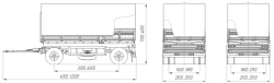 Flatbed/container trailer STK 9020-40