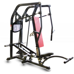 Horizontal chest press machine (free weights)