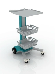 Universal medical trolley, 103-002-5, 560x650x970