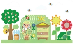 Decorative and developmental panel "Apiary" PD-00P