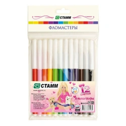 Crayons "Alice", 12 colours, flushable, packet, Europodweight