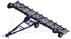 Hydraulically modified wide-shaft hitch SSHG-11M without harrows