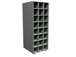 Double-sided medical file cabinet rack SKD-01n