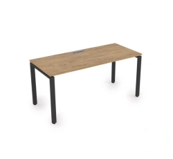 Metal-framed tables of the Gloss series labelled "ALSAV".