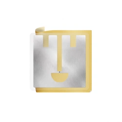 ISBC® Labels 50x50 UHF, UCODE, crystal adhesive (46x46)