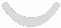 Metal U-shaped dies (12 pieces in a pack) No.1.1939