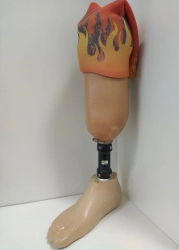 Tibial prosthesis for bathing