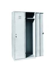 Metal cupboard for clothes