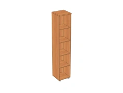 Cabinet for documents open, high, narrow 400*405*2025 mm APSB-4