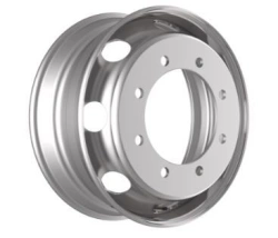 Steel truck wheel with non-detachable rim, dimension 19.5x6.75, Product No. RZB35654OE
