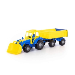 "Altai", tractor with trailer No. 1 and bucket, Article No. 35349.