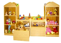 Shelving unit "House" article Dm367