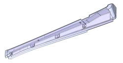 5299230-5302512-50 SB / B Left-hand pillar trim assembly