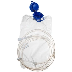 Single-use irrigoscopy and bowel lavage device, version II with handpiece No. 2