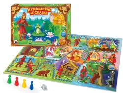 Board game. Travelling by the fairy tale "The Princess Frog".