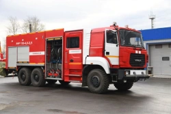 Fire fighting pump and hose truck ANR 130-4,0-2,5, type 58810, modification 58810V (mod.6), on chassis Ural-63701-1951.