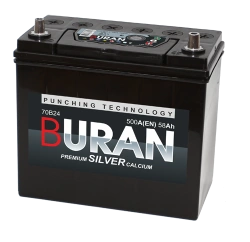 Lead battery for starting piston engines 6ST-44VLA Asia 50B19R "BURAN"