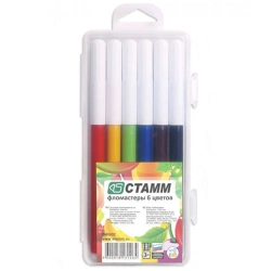 Crayons "Summer Fruit", 06 colour. , flushable, plastic pencil case, europodweight