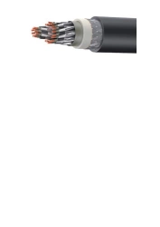 Measuring cables, thermo-radiation-resistant, non-combustible, halogen-free, including flame-retardant ones